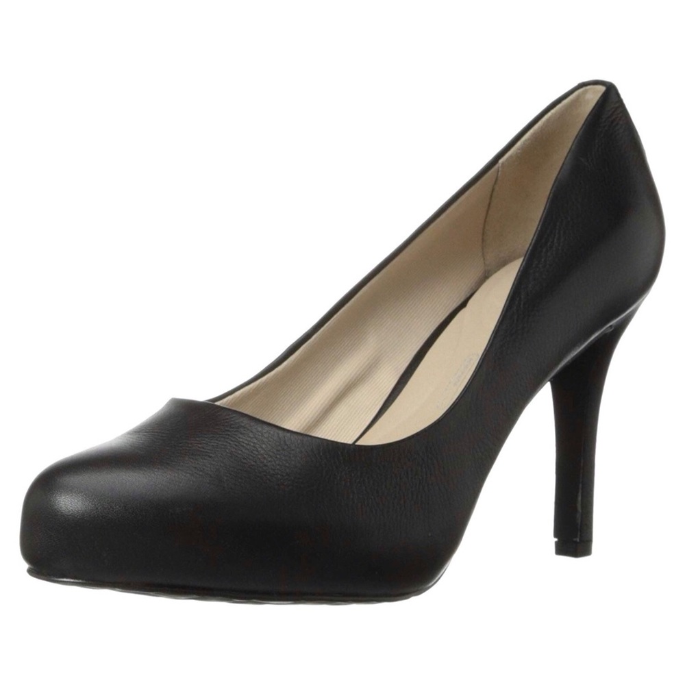 Rockport Seven to 7 High Plain Pump Black Pebbled